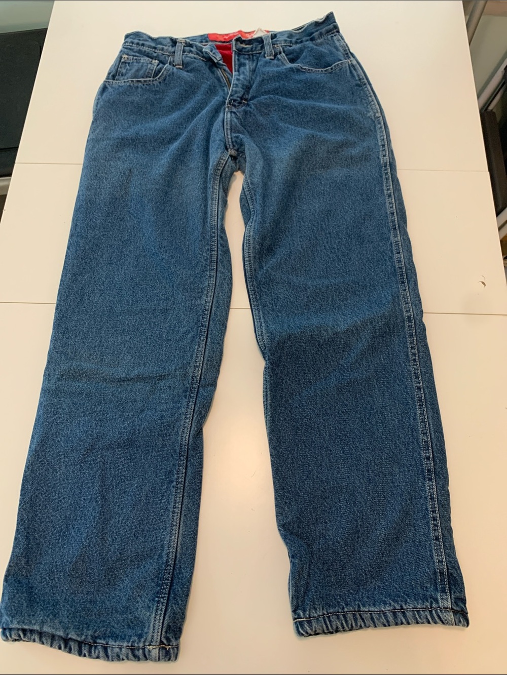 VINTAGE Berne Ladies Insulated Flannel Lined Classic Denim Jeans